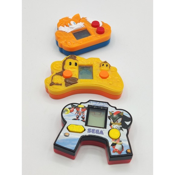 2003 Mcdonalds Happy Meal SEGA Retro Handheld Game Collectible Lot of 3
